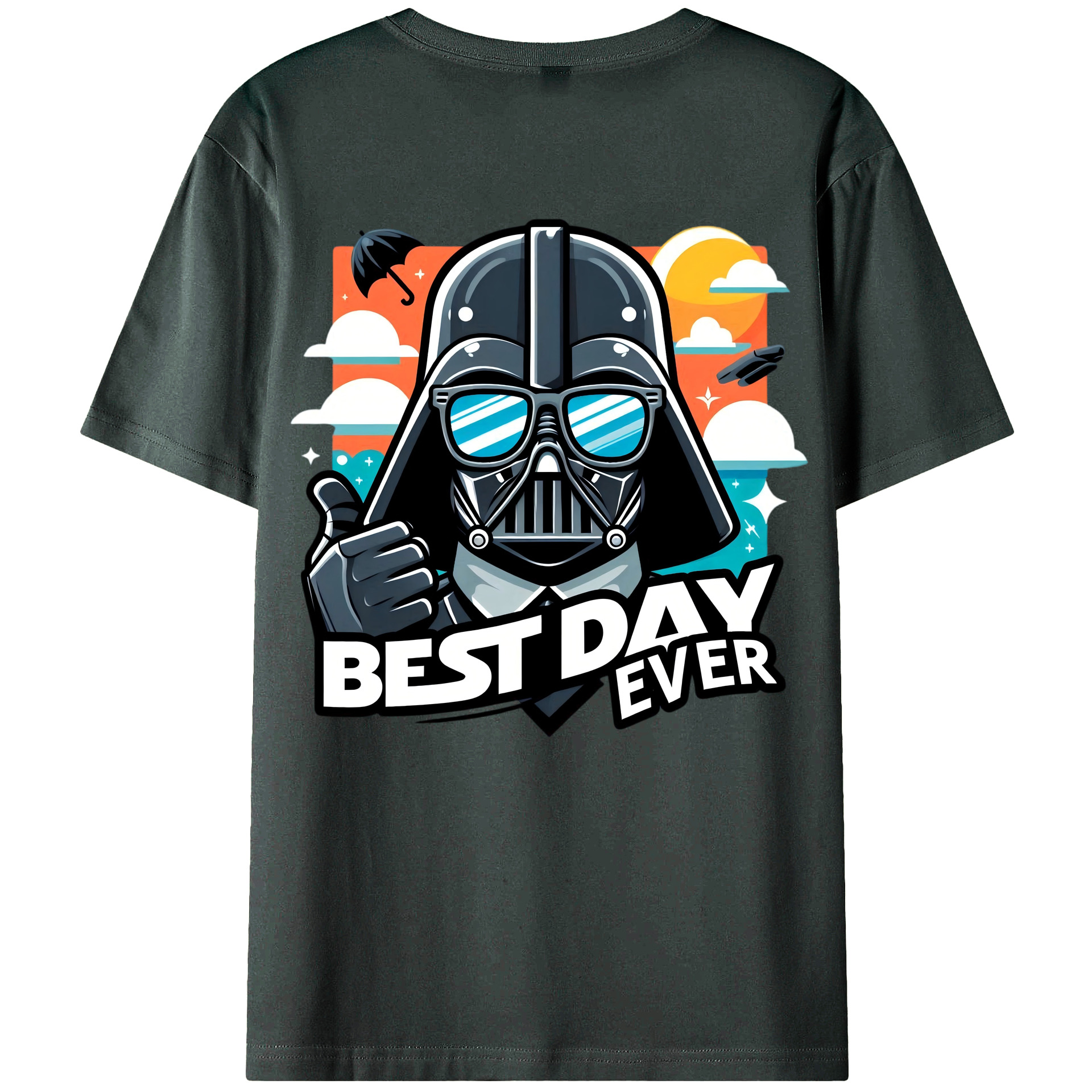 （画像用） スター・ウォーズ Star Wars 綿100％ メンズ半袖Tシャツ（バックプリント） 通気性